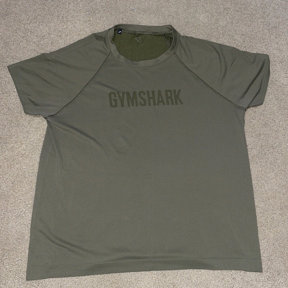 Navy Green Short Sleeve gymshark tee